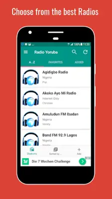 ???? Yoruba Radio ???? Yorùbá Awọn ile-iṣẹ Redio android App screenshot 9