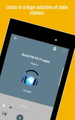 ???? Yoruba Radio ???? Yorùbá Awọn ile-iṣẹ Redio android App screenshot 1