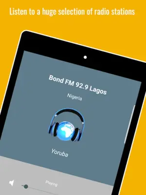 ???? Yoruba Radio ???? Yorùbá Awọn ile-iṣẹ Redio android App screenshot 5